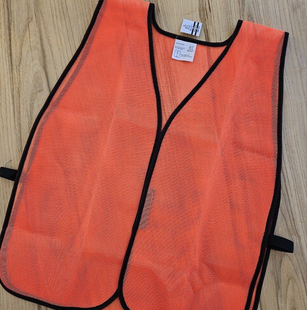 Blaze Orange Mesh Vest